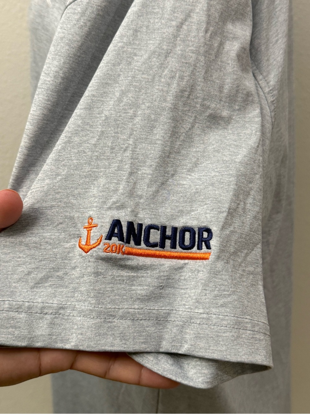 Rhoback Light Gray Men’s Polo Shirt - Classic Short Sleeve - Picture 5 of 6